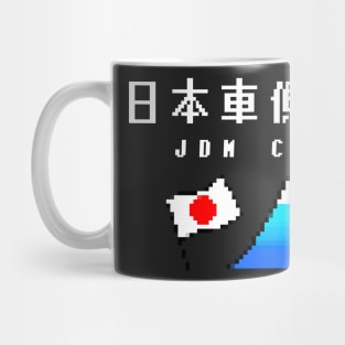 JDM Japanese Car Club Kanji Japan Drift Street Race Fuji Flag Art Logo Mug